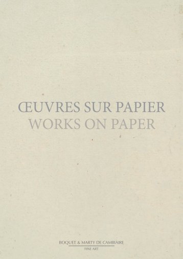 IV - Works on Paper - Marty de Cambiaire