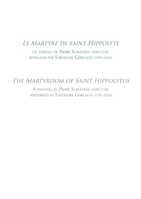 VI - The Martyrdom of Saint Hippolytus - Marty de Cambiaire