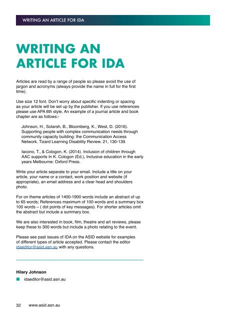 IDA Volume 41 Issue 1 March 2020 (Mar 2020)