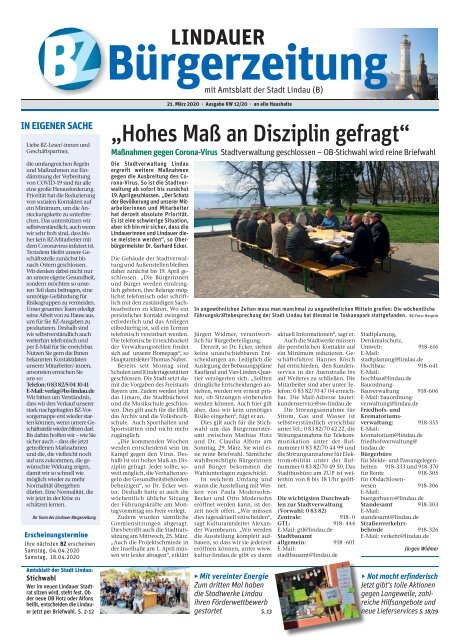 21.03.2020 Lindauer Bürgerzeitung 