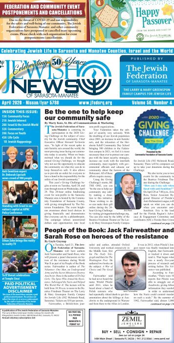 The Jewish News - April 2020