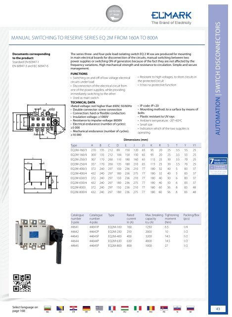 Elmark Electrical Equipment 2024-EN