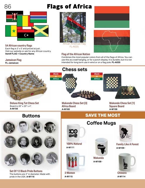 2020 Shades of Africa Catalog