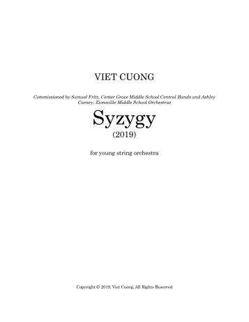 Syzygy, String  Orchestra Version, Viet Cuong