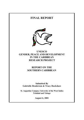 final narrative report research and