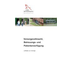 Vorsorgevollmacht, Betreuungs- und Patientenverfügung