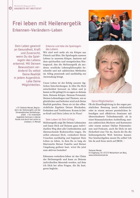 Weitsicht-Magazin Ausgabe No. 2 / Herbst 2019