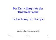 Erster Hauptsatz der Thermodynamik