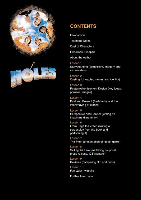 Holes study guide - Film Education