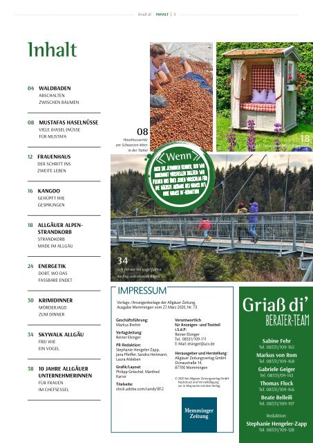 Griaß di' Magazin Frühjahr/Sommer 2020