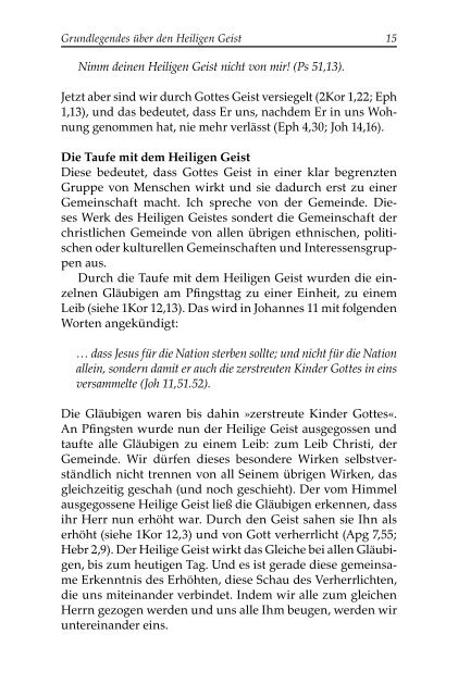 Benedikt Peters: Der Heilige Geist