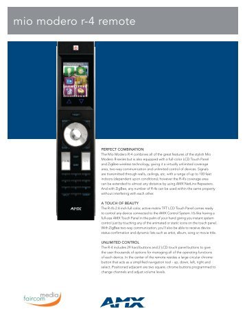 mio modero r-4 remote - faircom media GmbH