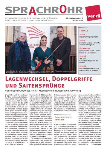 Sprachrohr 1/2020