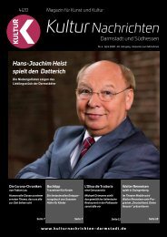 Kulturnachrichten für Darmstadt und Südhessen - 04-2020