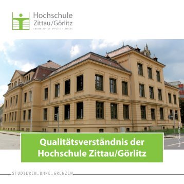 Qualitätsverständnis der Hochschule Zittau/Görlitz