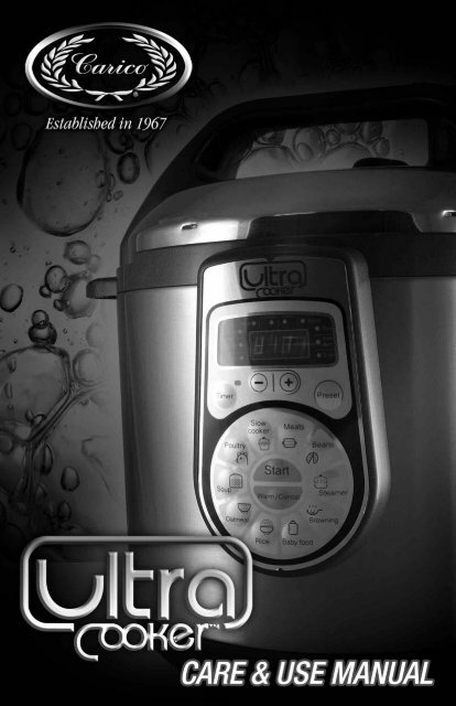 recetas “ultra cooker” - Carico