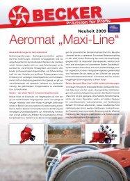 Aeromat „Maxi-Line“ - Becker Landtechnik Oberweser