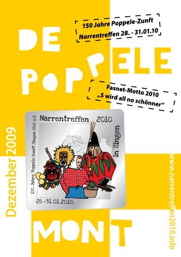 Dezember 2009 - Poppele-Zunft Singen 1860 eV