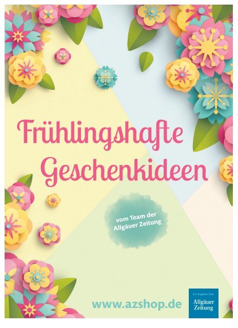 Frühlingshafte Geschenkideen