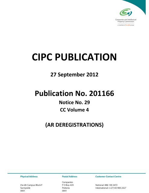 201266 - Notice 29 - CC Vol 4 - ( 201266 - Notice 29 - CC Vol 4 - (