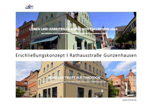 Erschliessungskonzept und aktueller Bestand | Rathausstraße Gunzenhausen