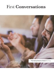 First Conversations Bible Study