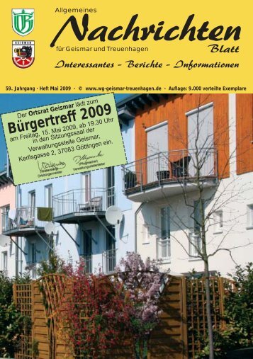 Blatt Interessantes - Berichte - Informationen - Werbegemeinschaft ...