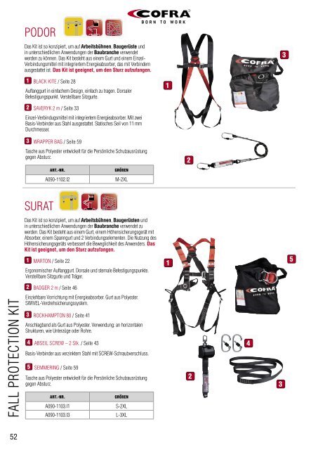 K3S COFRA FALL PROTECTION 2020