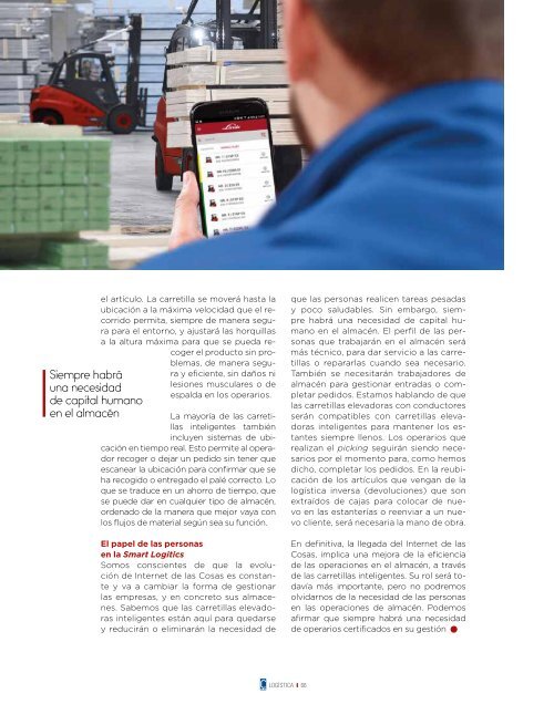 Revista Cuadernos de Logística [C de Comunicación] - Número 52. Octubre 2019