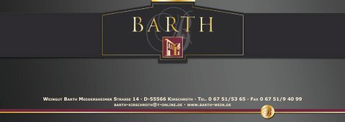 weissweine 0,75l - im Weingut Barth