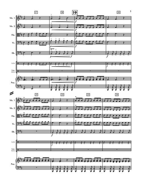 Zare - Interstellar Tarantella strings - Full Score