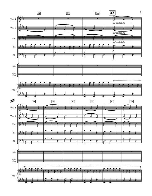 Zare - Interstellar Tarantella strings - Full Score