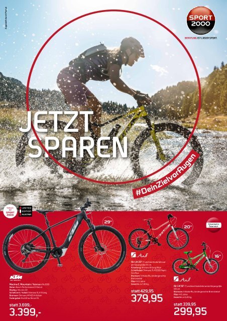 Sport&Service4you Zeltweg Osterprospekt 2020
