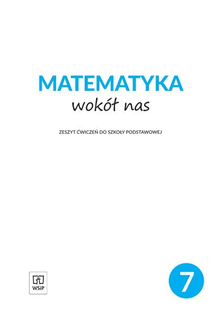 Matematyka wokół nas 7 zeszyt ćwiczeń