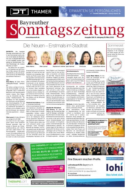 2020-03-29 Bayreuther Sonntagszeitung