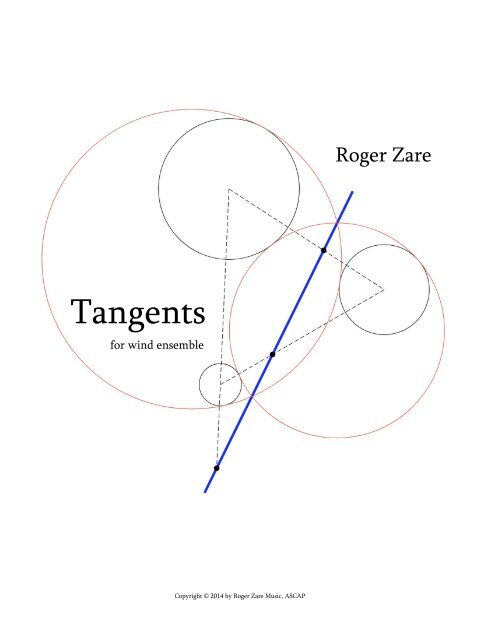 Zare - Tangents for wind ensemble 