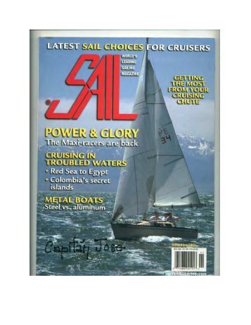 In Morgan's wake. Story and Photos by Charles J. Doane, Sail November 2003