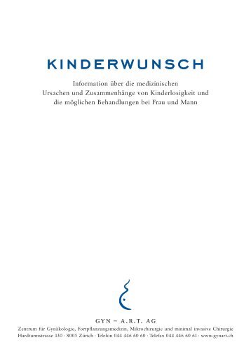 Kinderwunsch PDF - Gyn A.R.T., Zürich