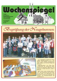 Ausgabe 18/2011 - in der Gemeinde Hohenhameln