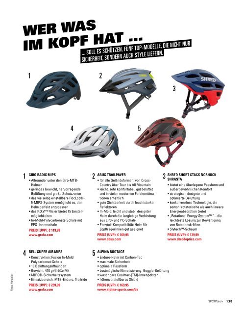 SPORTaktiv Bikeguide 2020