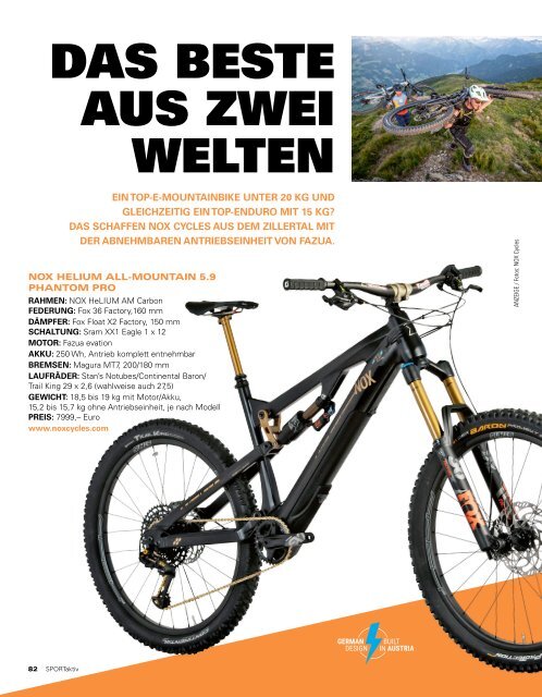 SPORTaktiv Bikeguide 2020