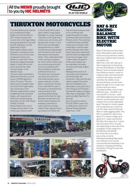 RideFast Magazine March 2020