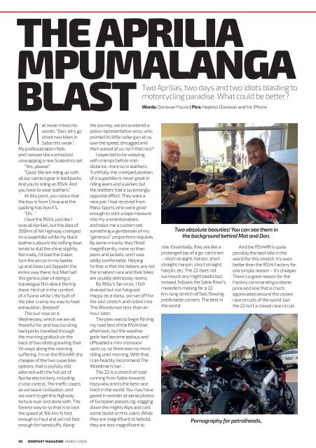 RideFast Magazine March 2020