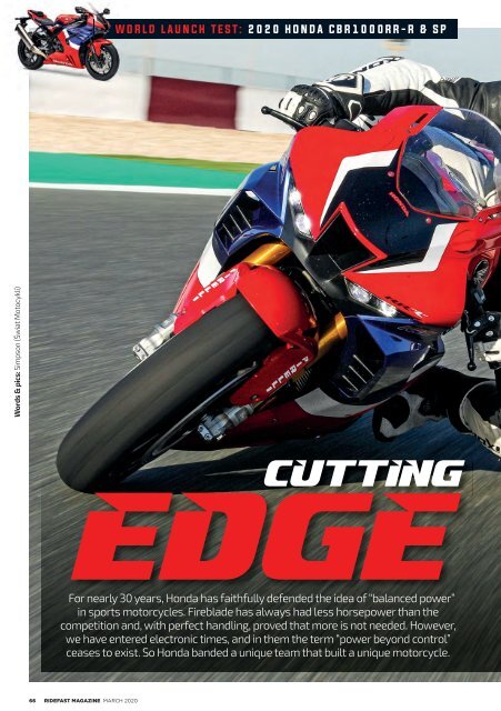 RideFast Magazine March 2020