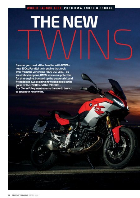 RideFast Magazine March 2020