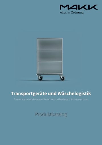Transportgeräte und Wäschelogistik - aktueller Katalog 2020