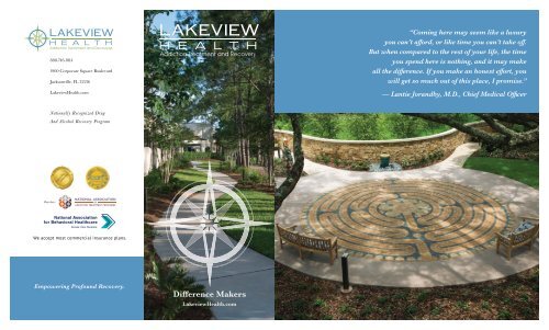 Lakeview Health Trifold | 2020