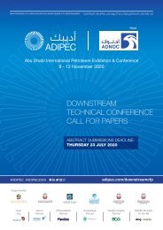 ADIPEC 2020 Downstream CFP Brochure