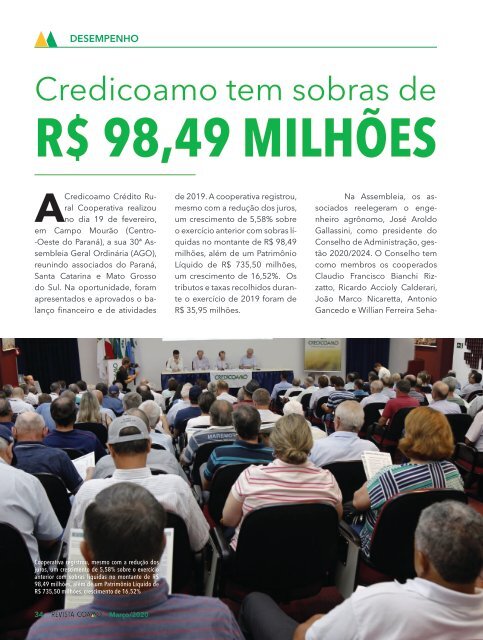 Revista Coamo edição Março de 2020