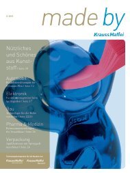 Wie viel KraussMaffei - Krauss-Maffei Kunststofftechnik GmbH